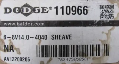 NEW DODGE 110966 SHEAVE 6-8V14.0-4040