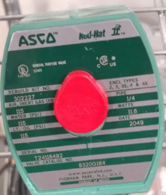 ASCO 8320G184 Solenoid Valve Loc6C22/4