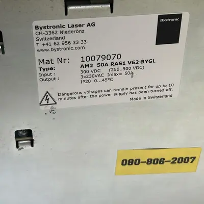 USED BYSTRONIC LASER 10079070