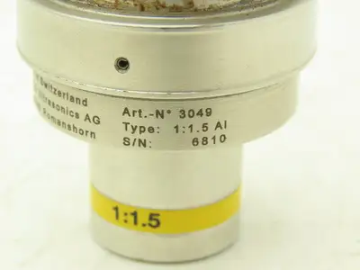 Rinco C35-4-11 Ultrasonic Welding Transducer Converter 35kHz w/Booster 1:1.5 AI