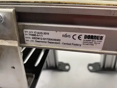 Used Dorner 22EDM12-021720A040402 Belt Conveyors Michigan US | Maverick Industrial Sales #1397925
