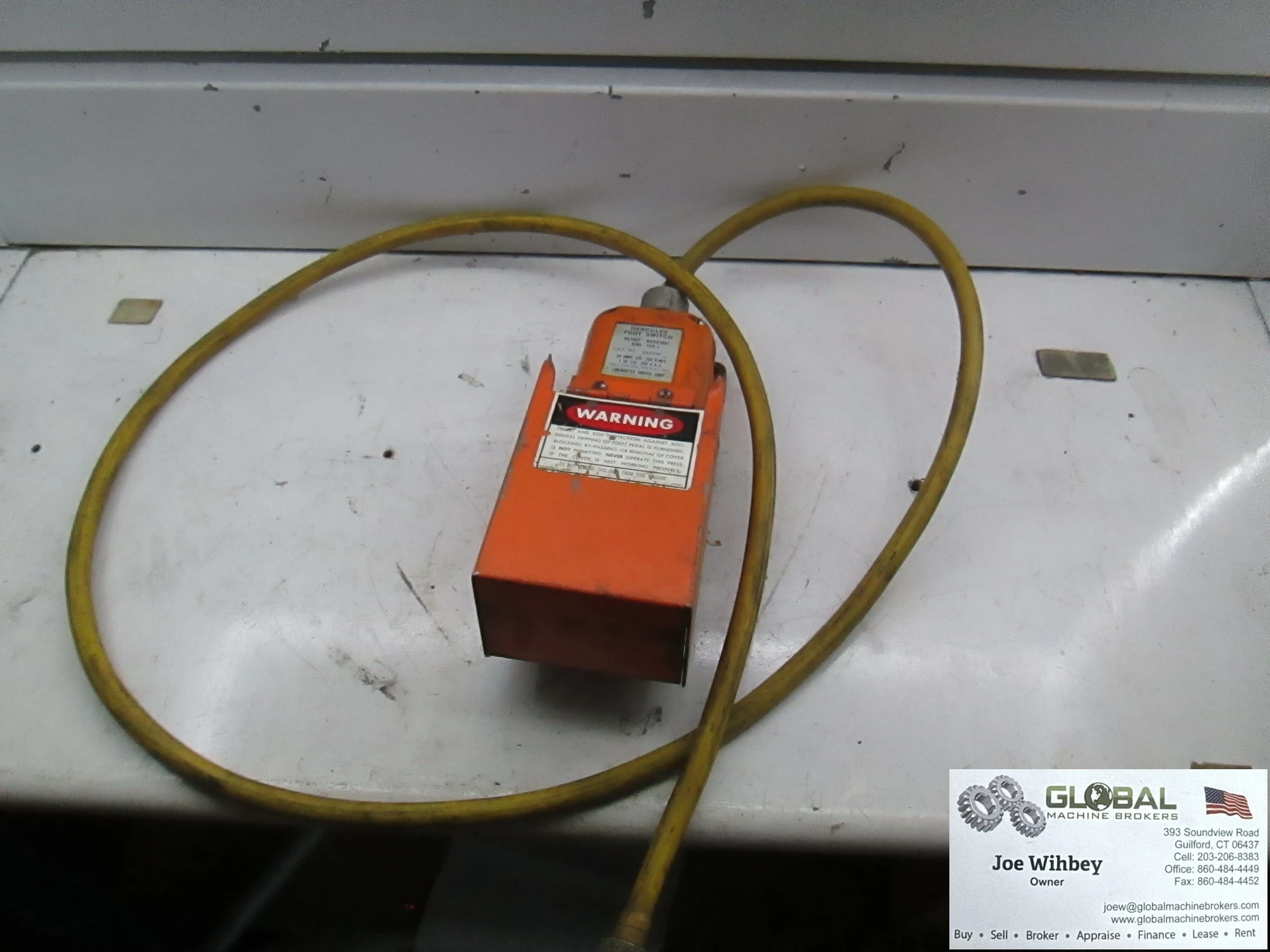 Linemaster 533-SW Hercules Foot Switch, 125-250 V