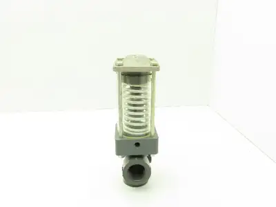 Plast-o-matic DS100V-NO 1" Shutoff Valve Spring Return NO Pneumatic Powered