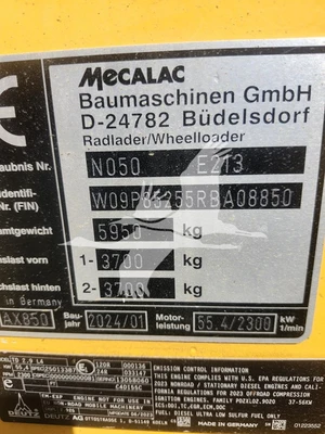 USED 2024 MECALAC AX850