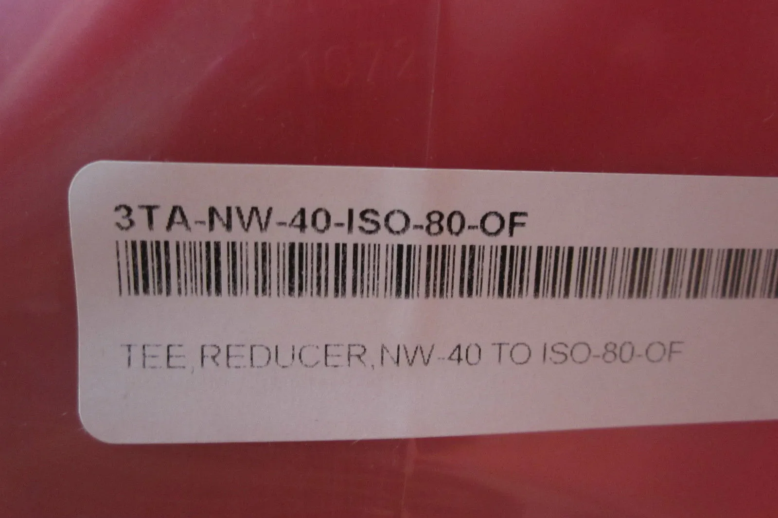 NEW NOR-CAL 3TA-NW-40-ISO-80-OF TEE REDUCER 3TANW40ISO80OF