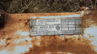 USED FOOTE-JONES, DRESSER 7404-H26