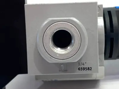 Used Festo Pneumatic Manual On/Off Valve 0-14Bar 210PSI 541258 Solenoid Valves Michigan US | Maverick Industrial Sales #1392929