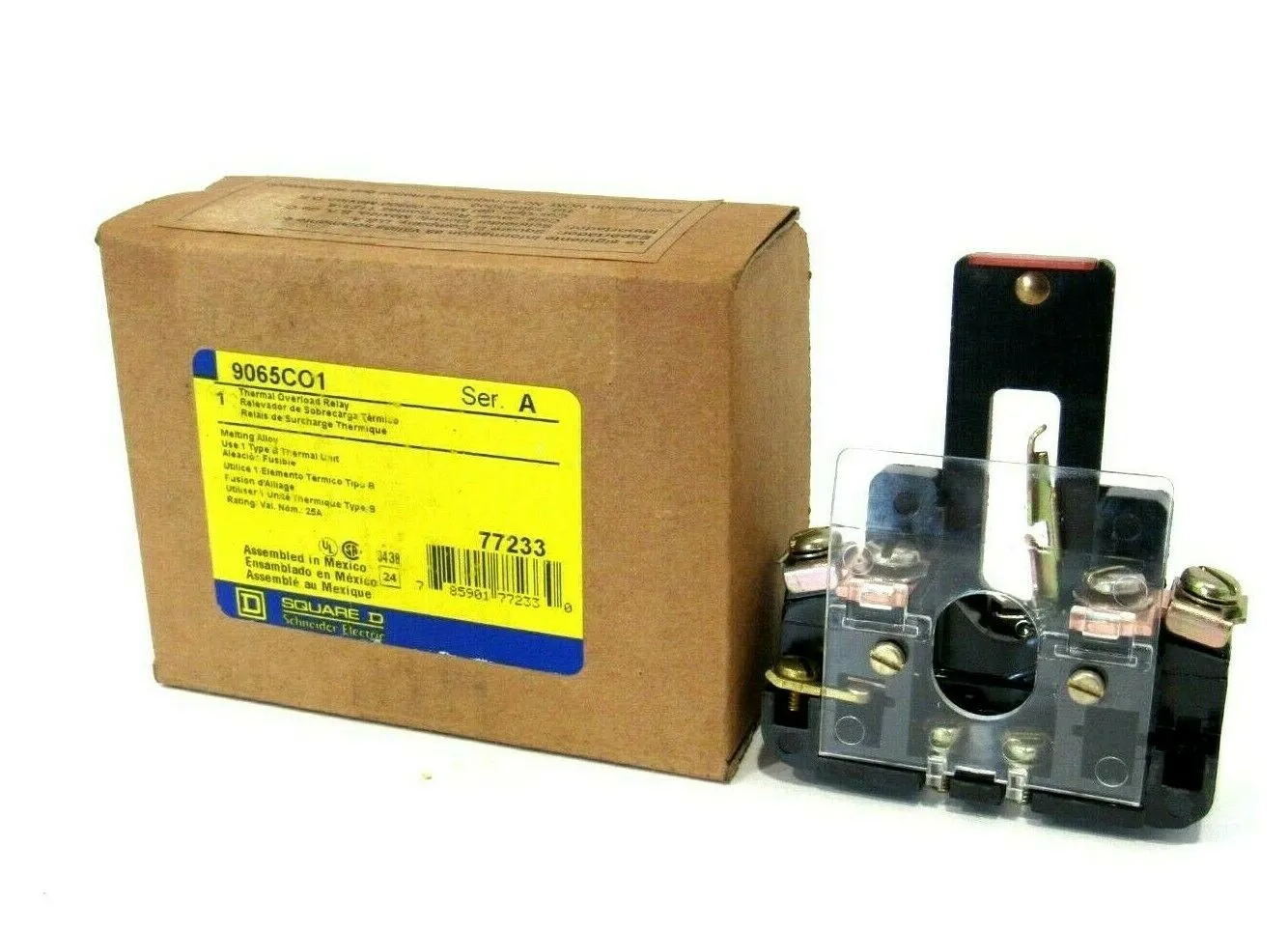 NEW SQUARE D 9065-CO1 THERMAL OVERLOAD RELAY SER.A 9065CO1