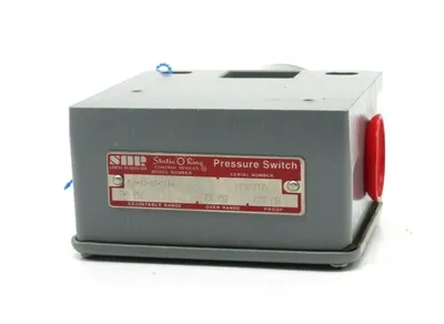 NEW SOR 4NN-K2-N4-B1A PRESSURE SWITCH 2-8 PSI 4NNK2N4B1A