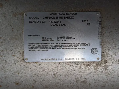 USED EMERSON CMF300M361N7BAEZZZ