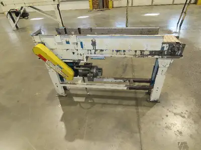 New London Engineering 7.5"x 5' 6" Plastic Tabletop Belt Conveyor 30 FPM 460V