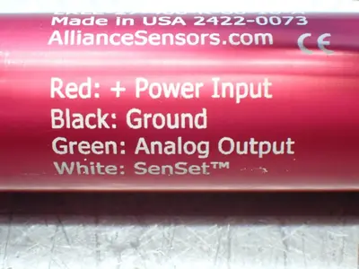 NEW ALLIANCE SENSORS GROUP LRLE27400R0010A