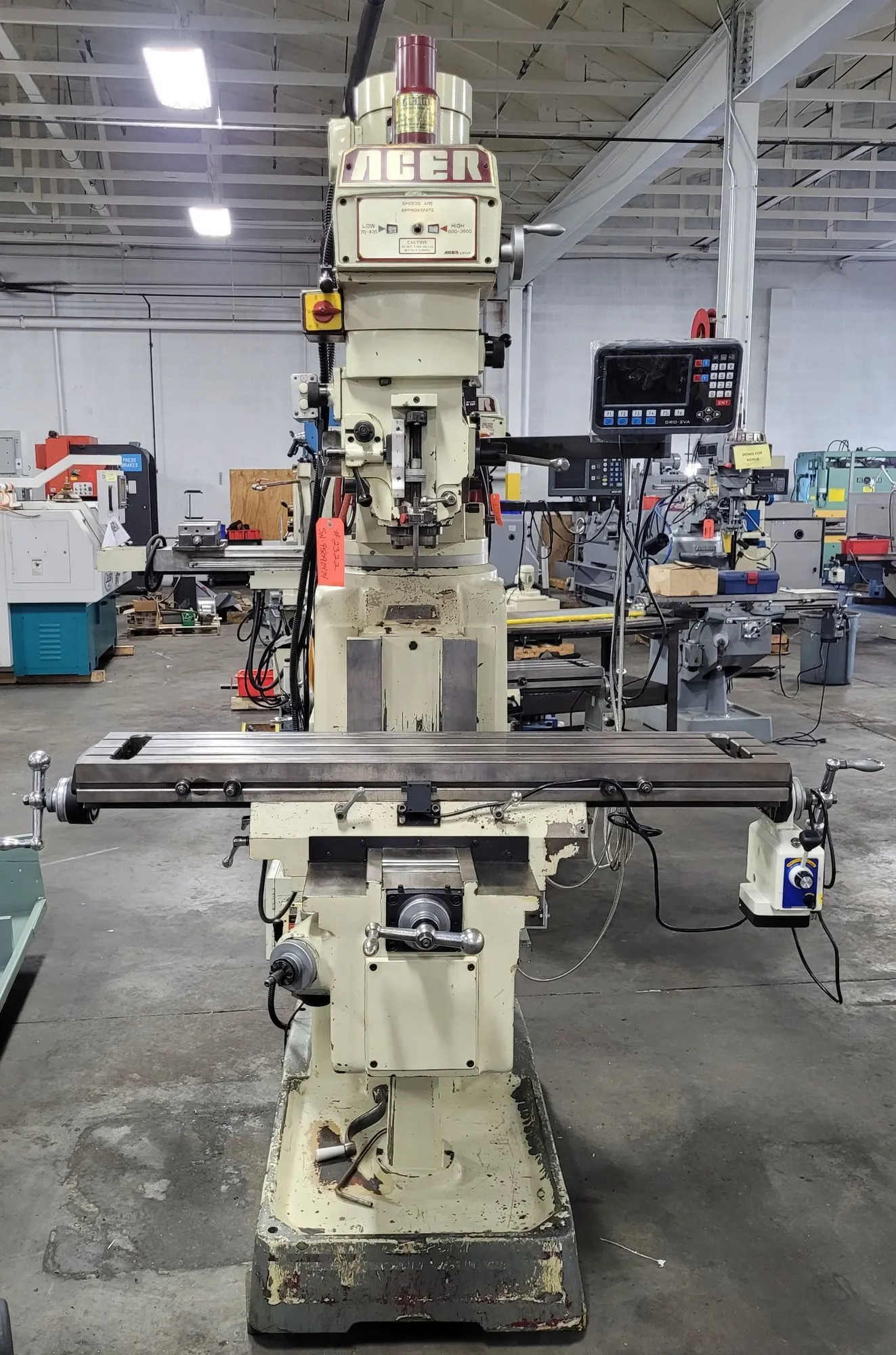 Used 1995 ACER Ultima 4VK 5 HP Vertical Mills Kentucky US | Machinery Central #553914