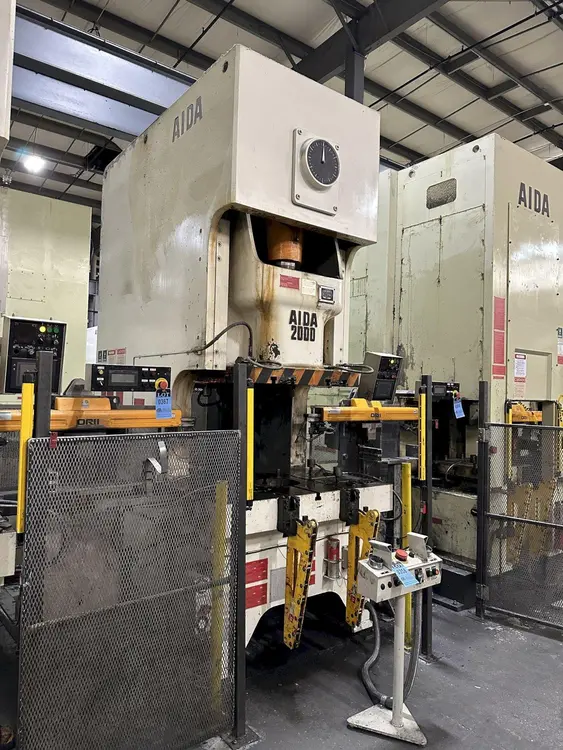 Used 2013 AIDA NC1-2000(2) Gap Frame (OBS) Presses Ohio US | D & D Industries #437870