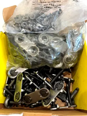 NEW TWENTY FIVE PAK FLEXCO QUICK-FIT 140E STEEL BELT FASTENERS W/PILOTED BOLT