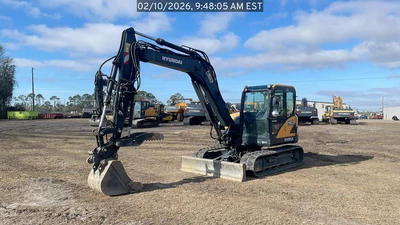 Used 2024 HYUNDAI HX85A Crawler Excavators Georgia US | National Equipment Dealers #1422283