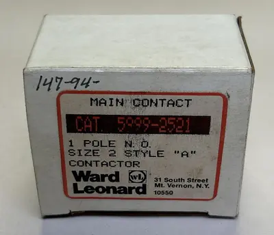 New | in-Stock WARD LEONARD 5999-2521 Miscellaneous Equipment (Electrical & Power) Ohio US | Surplus Asset Holdings #1208984