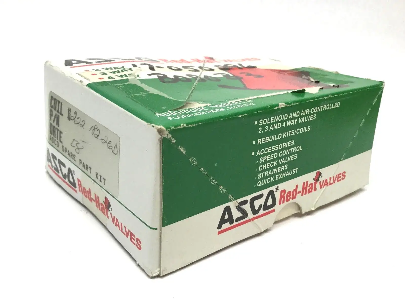 USED ASCO SOLENOID VALVE COIL