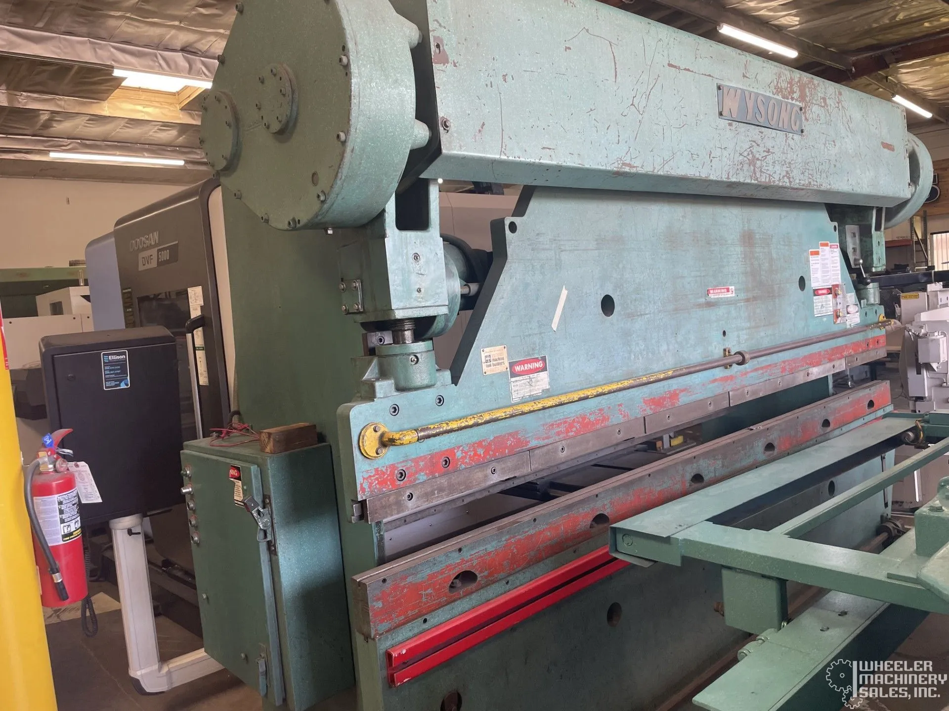 WYSONG 90-10 90 ton x 12’ Mechanical Press Brake #8177 #2
