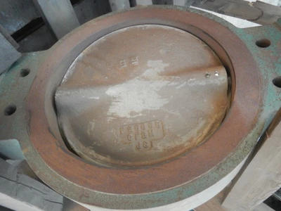 Fisher 16" 150 ANSI, Carbon Steel Butterfly Valve