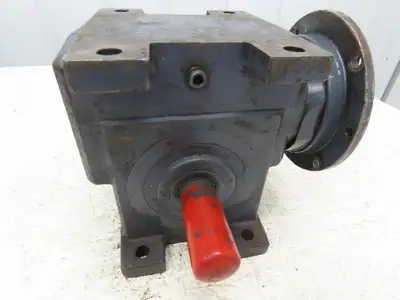 Winsmith 237MWU Worm Gearbox 20:1 Reducer 1.6Hp 90 RPM Dual Shaft 140TC