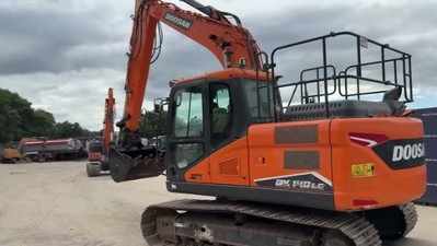 USED 2021 Develon DX140LC-7