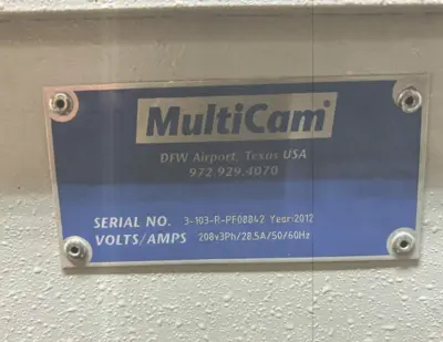 2012 MULTICAM 3-103-R Used 3 Axis CNC Routers | PlastiMach Corp (12)