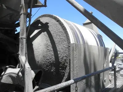 Mixer, Tumble, 80" x 150", C/st, Spirals, Hopper Feed #C739934