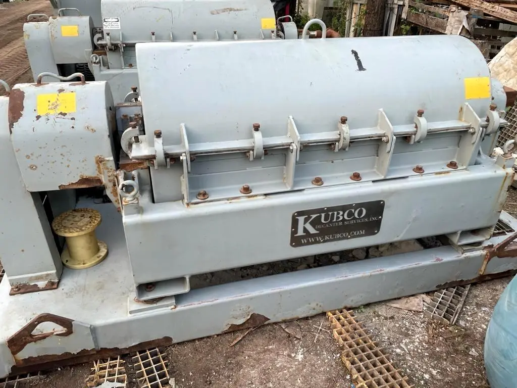(2) Kubco KHV-4800 14 x 48" oilfield decanter skids, SS.