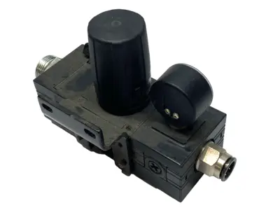 Used Knapp Air Pressure Regulator w/Gauge Modular Wall Mount Assembly Air Pressure Regulators Michigan US | Maverick Industrial Sales #1394275