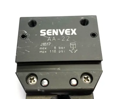 USED SENVEX DOUBLE ACTING SPRUE GRIPPER, 2-FINGER
