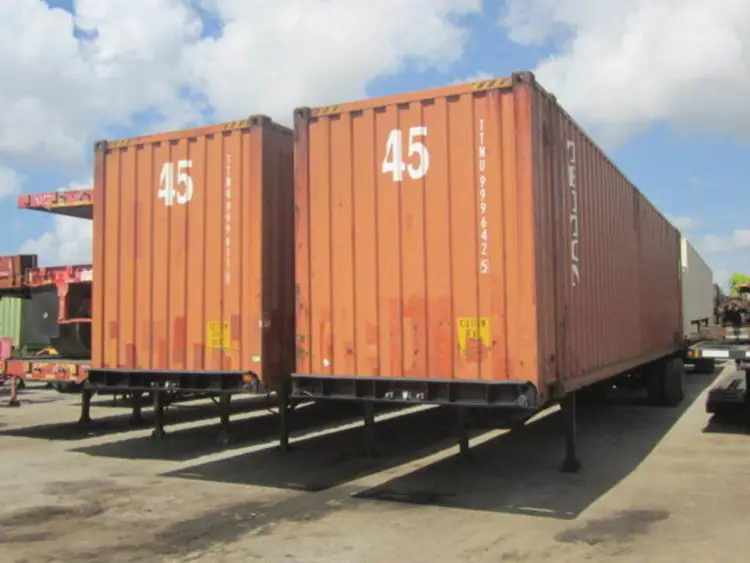 New | in-Stock A PLUS 45′ HIGH CUBE CARGO CONTAINER General Storage Systems Florida US | USA Transequipment #1542546