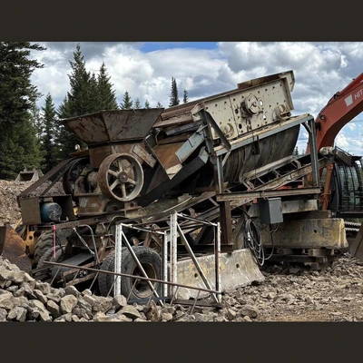 Telsmith 1021 Jaw Crusher and Screen Plant