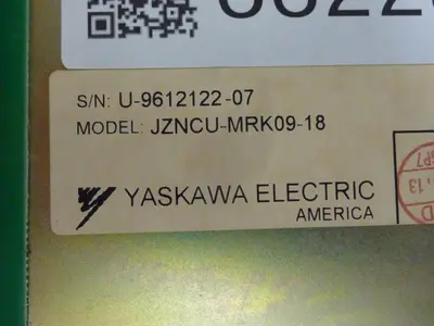 USED YASKAWA ELECTRIC JZNCU-MRK09-18