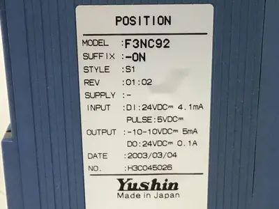 USED YUSHIN AMERICA F3NC92-ON