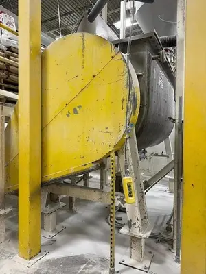 STAINLESS STEEL DOUBLE SPIRAL RIBBON BLENDER APROXIMATELY 222 CUBIC FEET