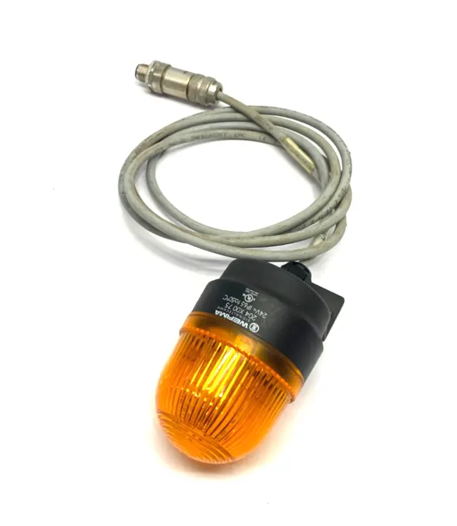 Used WERMA PERMANENT LED BEACON AMBER 24V IP65 Lighting | Maverick Industrial Sales #1109855