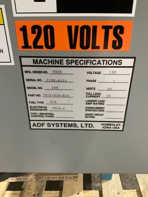 USED ADF SYSTEMS 160