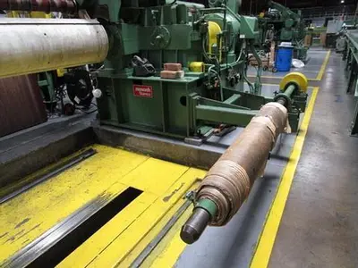 60" x  20,000 Lbs. Stamco Uncoiler & Recoiler Package with 16" Coil ID (Used)