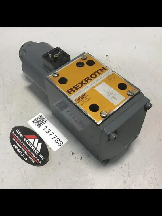 Used REXROTH 5-4 WE 10 D32/CG24N9K4/A10 Valves/Fittings Michigan US | Ideal Machinery #574013