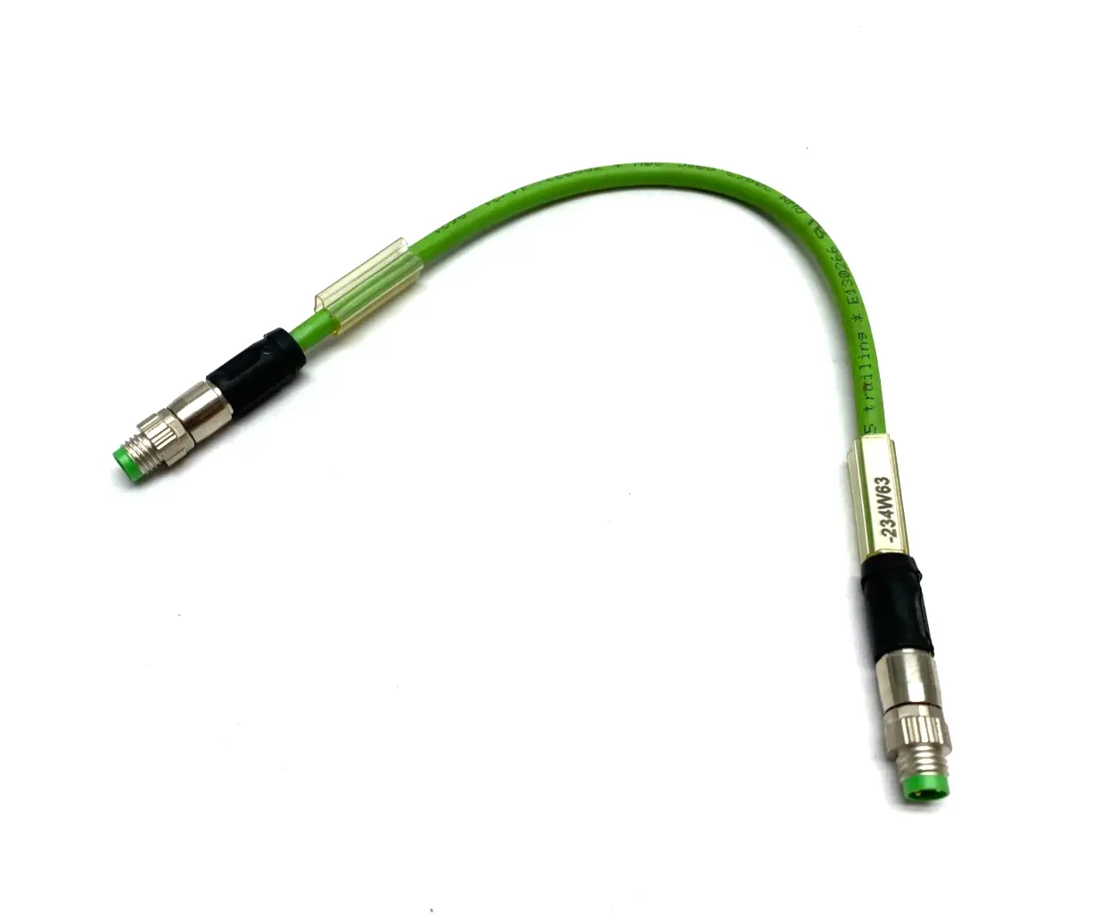 USED BECKHOFF ETHERCAT EXTENSION CABLE M8 4-PIN MALE TO MALE