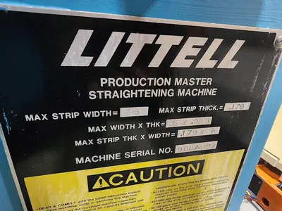 36" x .225 x 10,000 LB LITTELL FEED LINE