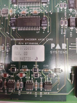 Par Systems Stegmann Encoder Axis Card 07358590 Par water jet *FREE SHIPPING*