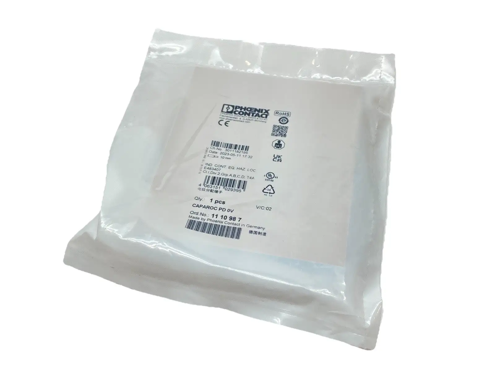 NEW PHOENIX CONTACT POTENTIAL DISTRIBUTOR 1110987