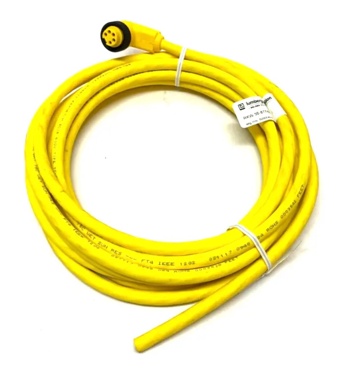 New | in-Stock Lumberg Automation Single Ended Cordset 5-Pin 90-Deg Electrical Fittings Michigan US | Maverick Industrial Sales #1462886