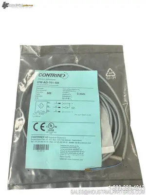 New | in-Stock CONTRINEX DW-AD-701-M8 Proximity Sensors Kentucky US | Industrial Parts R Us Inc. #1459990