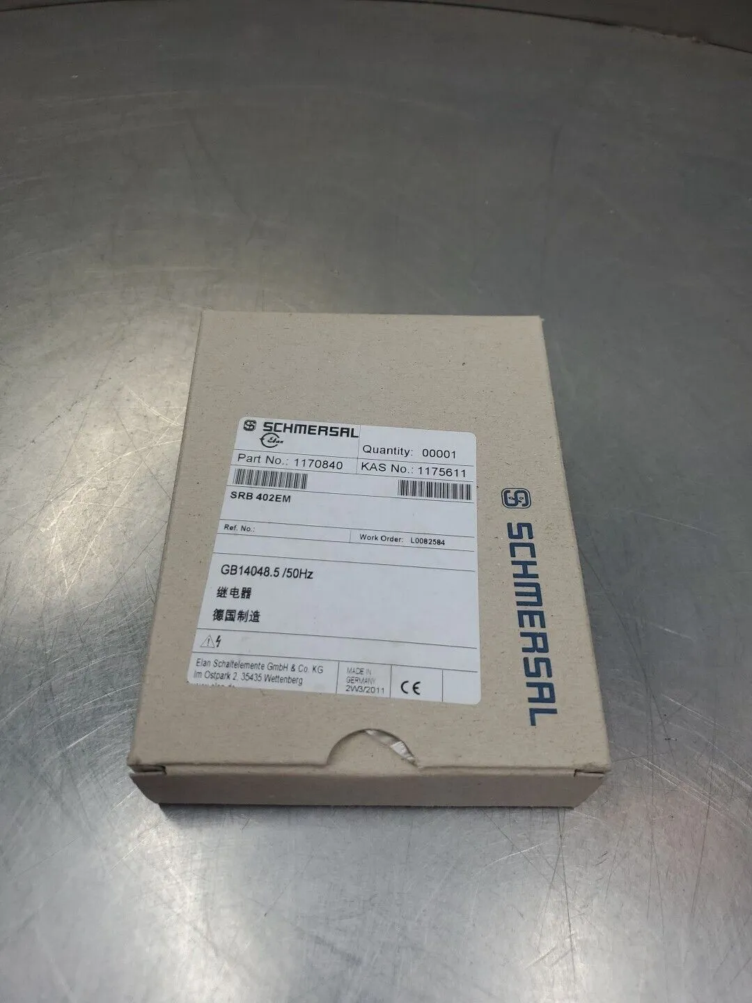 SCHMERSAL SRB 402EM EXPANDER MODULE, 1170840. 5E-8