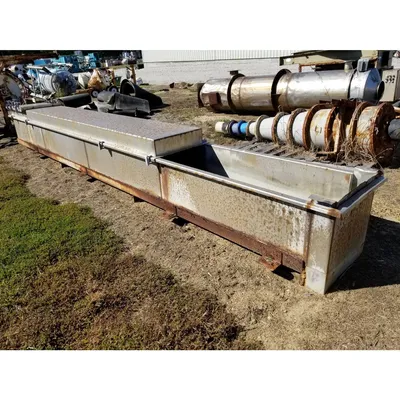 Used Stainless Steel Trough Water Bath