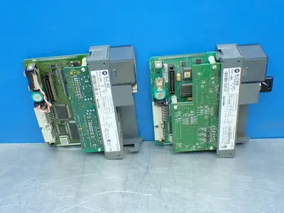Allen-bradley Siers C, Series D 2pcs Slc 500 Processor Lot 1747-l532 & 1747-l542