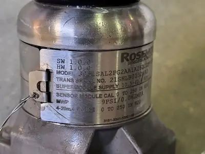 Used ROSEMOUNT 3051S Misc Electrical & Power Parts British Columbia CA | Lenmark #250089